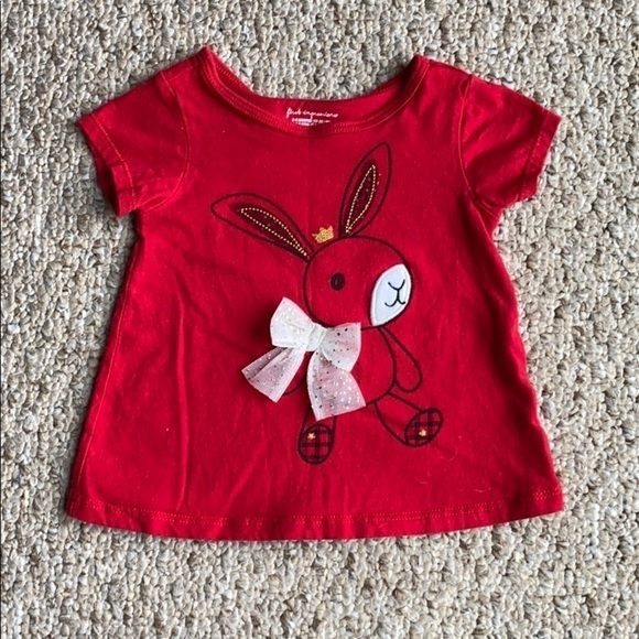 First Impressions Other - First Impressions red bunny t-shirt